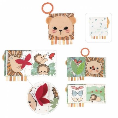 Livre d'éveil le lionceau curieux