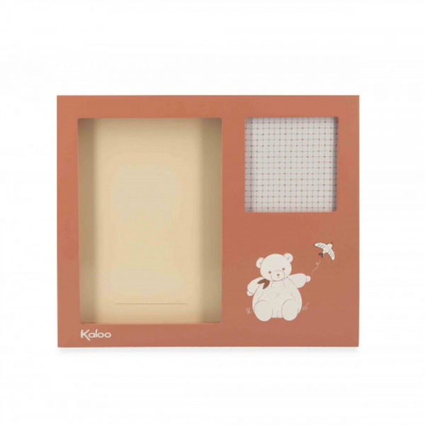 Cadre à souvenirs photo et empreinte enfant terracotta Kaloo