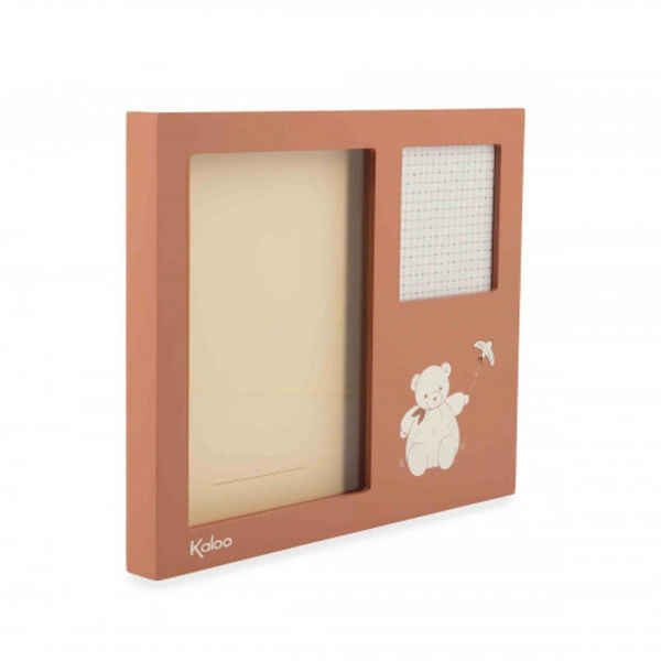Cadre à souvenirs photo et empreinte enfant terracotta Kaloo