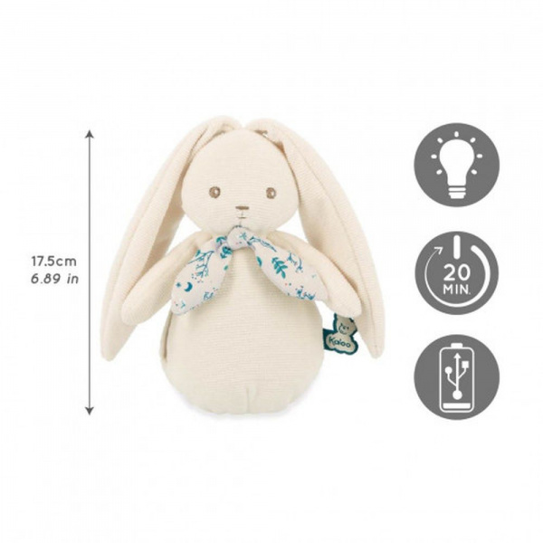 Peluche veilleuse nomade lapin crème Kaloo