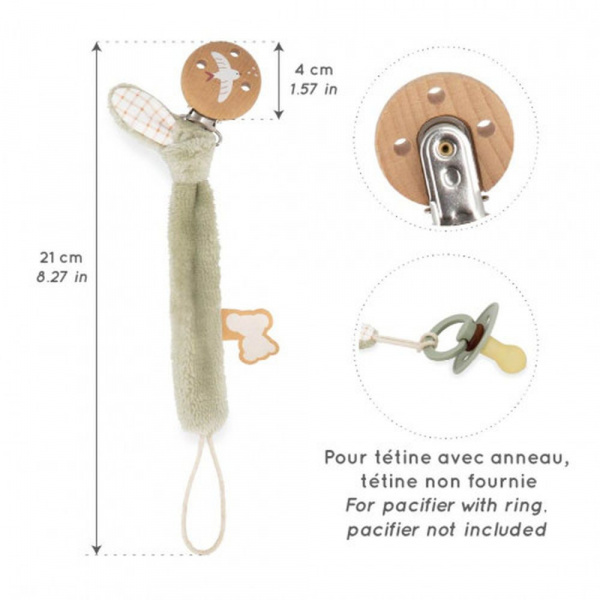 Attache tétine verte Kaloo