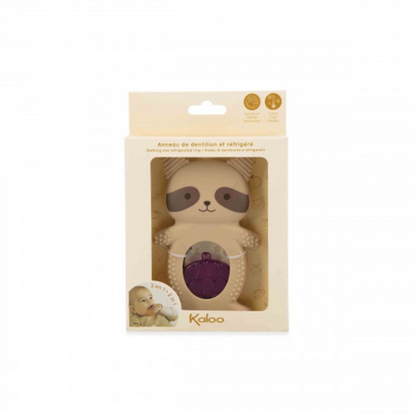 Lot de 2 anneaux de dentition et réfrigérant raton laveur Kaloo