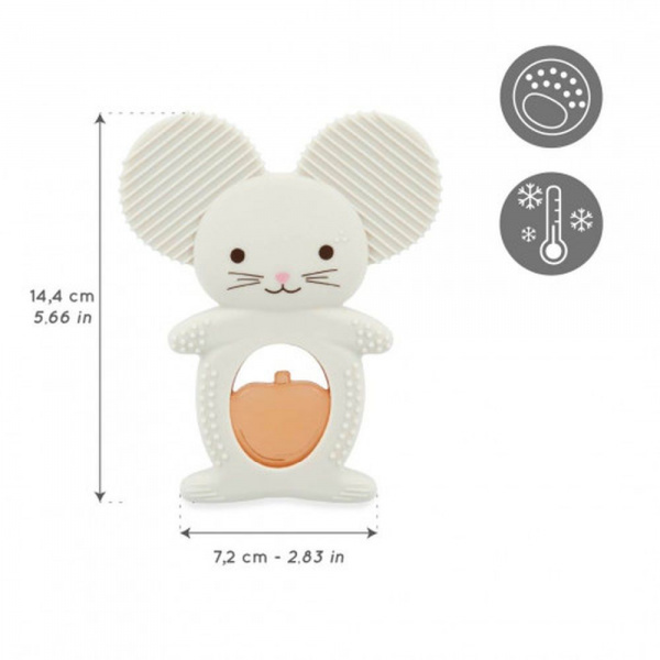 Lot de 2 anneaux de dentition et réfrigérant souris Kaloo