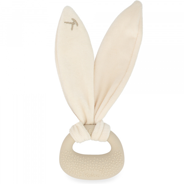 Anneau de dentition lapin en silicone crème Kaloo