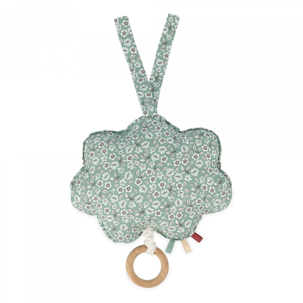 Coussin musical souris verte15 cm Kaloo