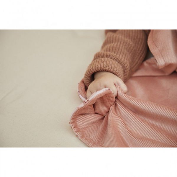 Couverture doudou lapin 80 x 70 cm terracotta Kaloo