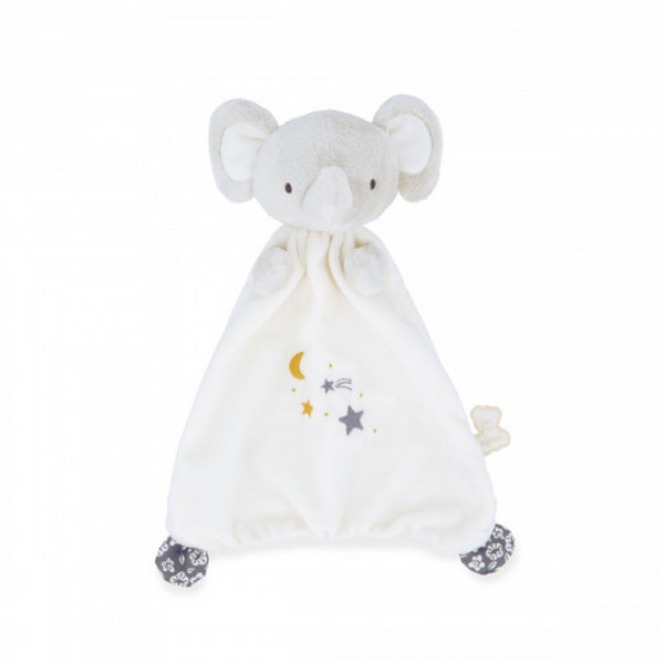 Coffret naissance doudou et collier bola elephant Kaloo