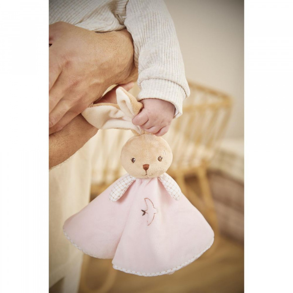 Doudou rond lapin rose Kaloo