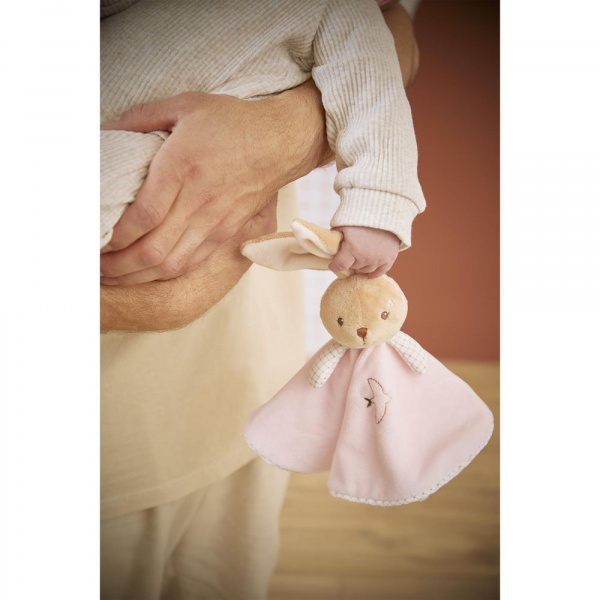 Doudou rond lapin rose Kaloo