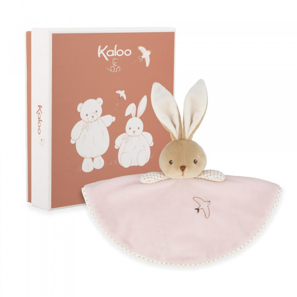 Doudou rond lapin rose Kaloo