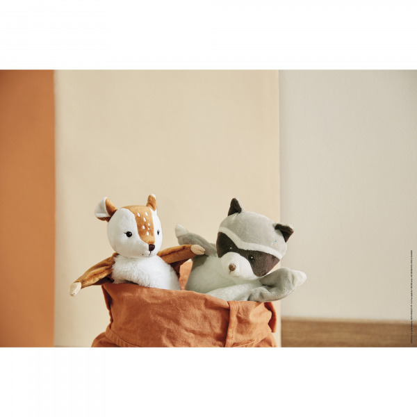 Doudou carré raton laveur gaston Kaloo