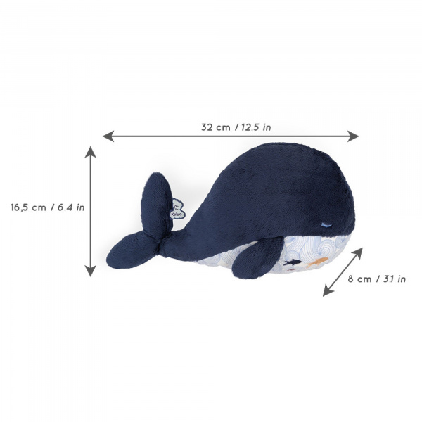 Peluche bouillotte baleine medium Kaloo