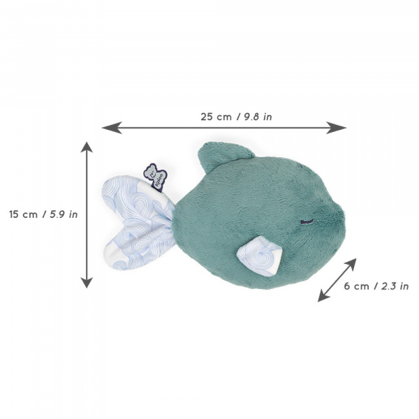 Peluche bouillotte poisson small Kaloo