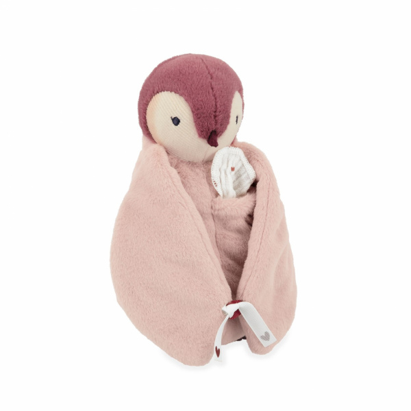Peluche à bisous pingouin rose Kaloo
