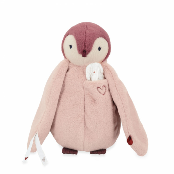 Peluche à bisous pingouin rose Kaloo
