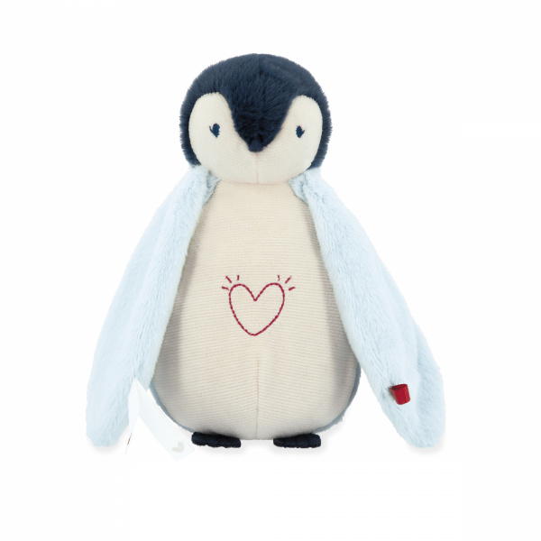 Peluche veilleuse pingouin bleu Kaloo