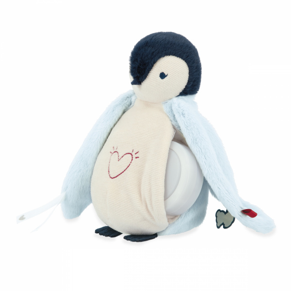 Peluche veilleuse pingouin bleu Kaloo