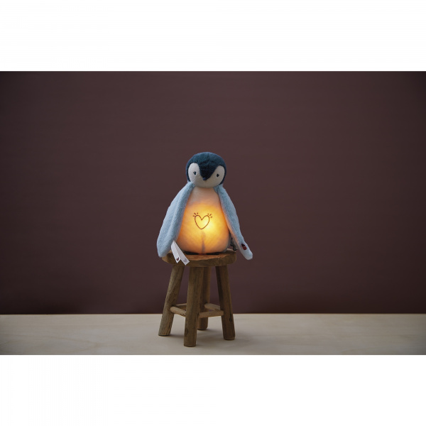 Peluche veilleuse pingouin bleu Kaloo