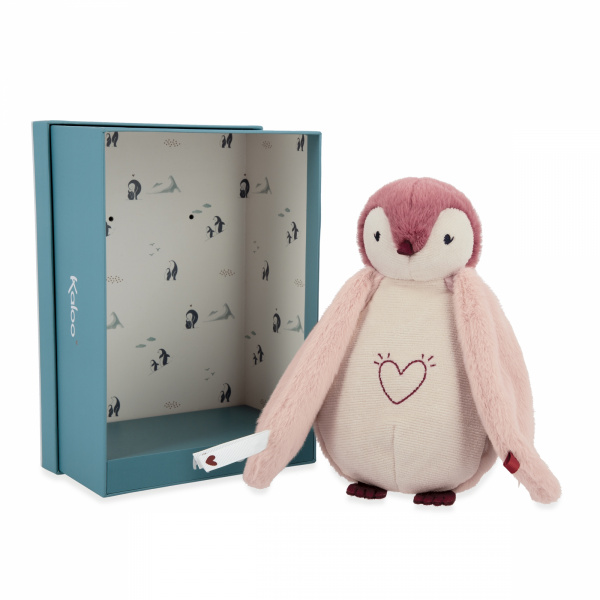 Peluche veilleuse pingouin bleu Kaloo