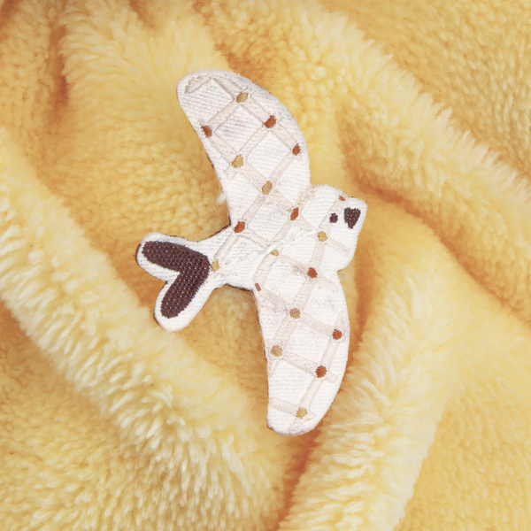 Peluche lapin patapouf 17 cm jaune Kaloo