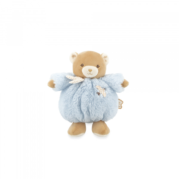 Peluche ours patapouf 17 cm bleu Kaloo