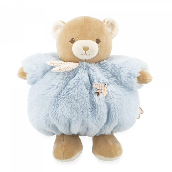 Peluche ours patapouf 25 cm bleu Kaloo