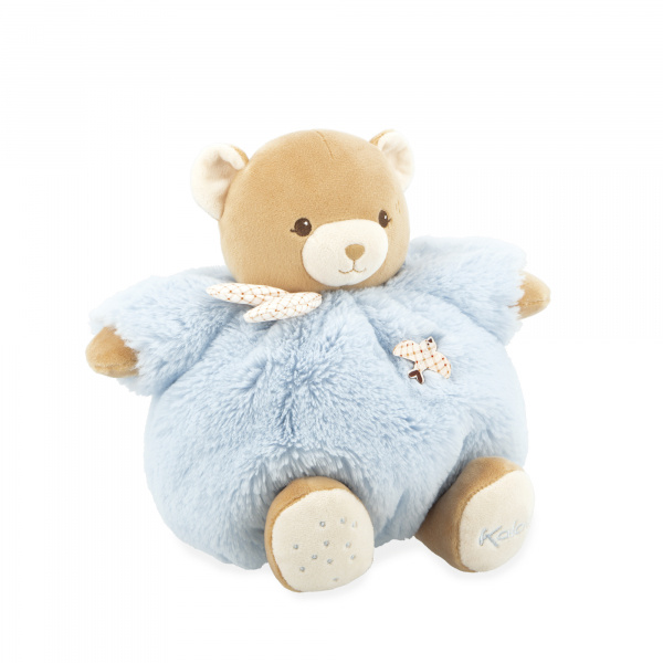 Peluche ours patapouf 25 cm bleu Kaloo