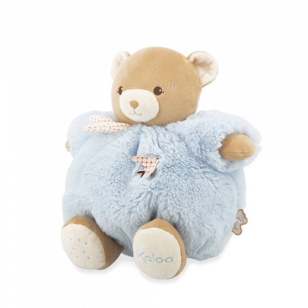 Peluche ours patapouf 25 cm bleu Kaloo