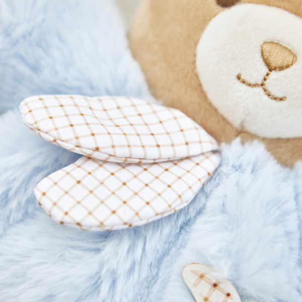 Peluche ours patapouf 25 cm bleu Kaloo