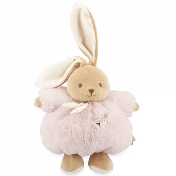 Peluche lapin patapouf 25 cm rose Kaloo