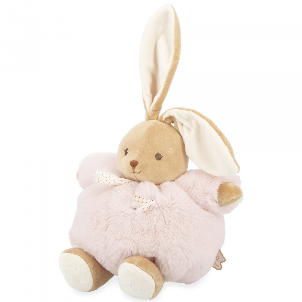 Peluche lapin patapouf 25 cm rose Kaloo