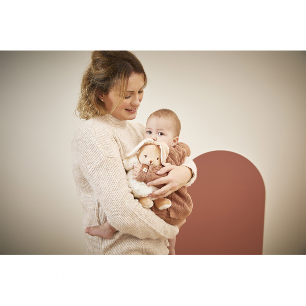 Peluche lapin patapouf 17 cm crème Kaloo