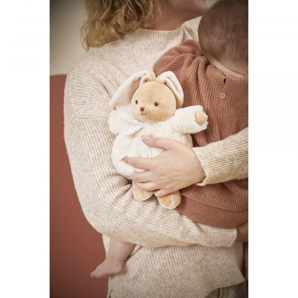 Peluche lapin patapouf 17 cm crème Kaloo
