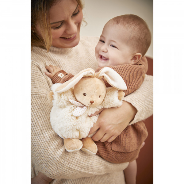 Peluche lapin patapouf 17 cm crème Kaloo