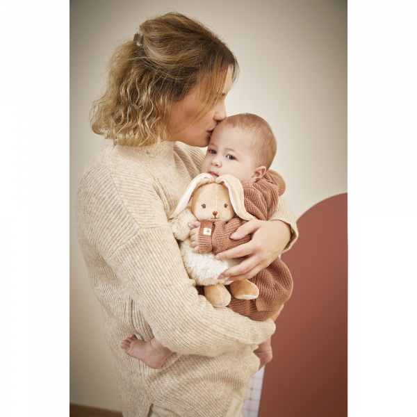 Peluche lapin patapouf 17 cm crème Kaloo