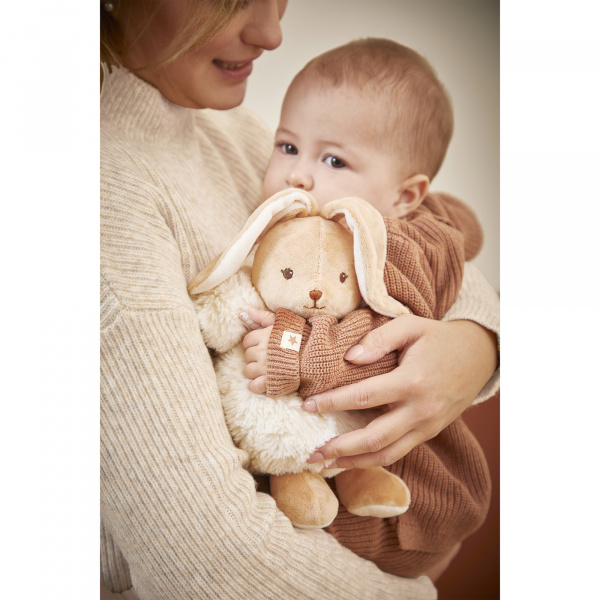 Peluche lapin patapouf 17 cm crème Kaloo