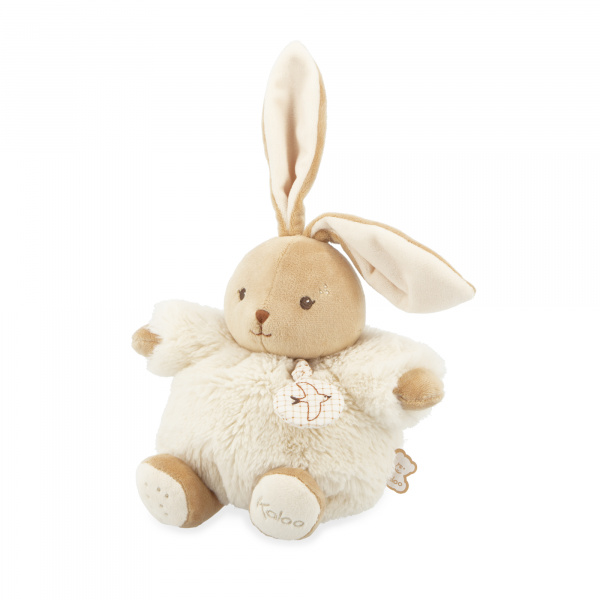 Peluche lapin patapouf musical 17 cm crème Kaloo