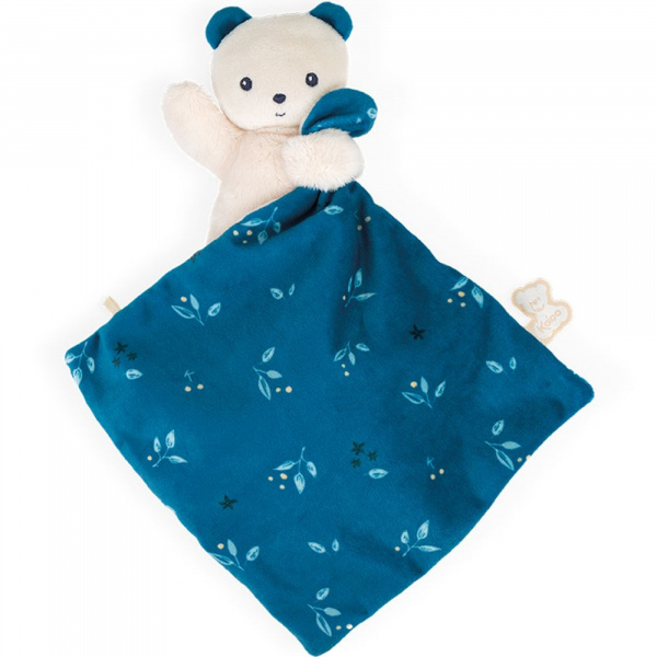 Doudou carré douceur plat lapin bouquet d'agrumes Kaloo