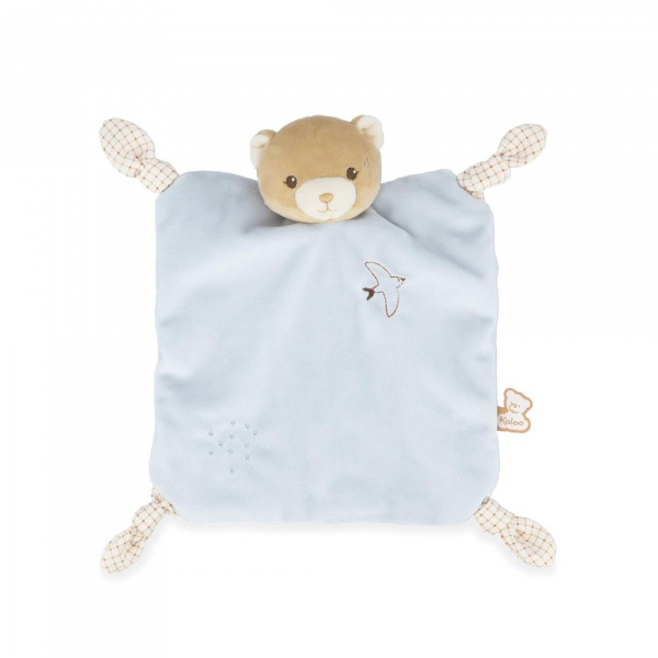 Doudou plat plume ourson 25 cm Kaloo