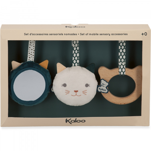 Lot de 3 jouets sensoriels à accrocher Kaloo