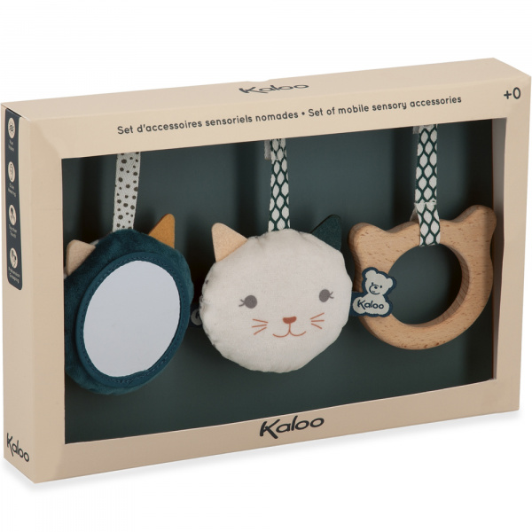 Lot de 3 jouets sensoriels à accrocher Kaloo