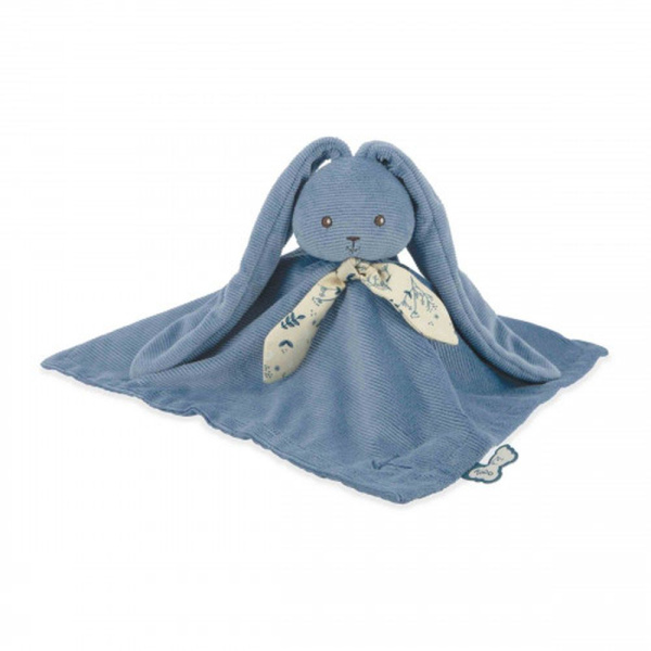 Doudou lapin lapinoo bleu horizon Kaloo