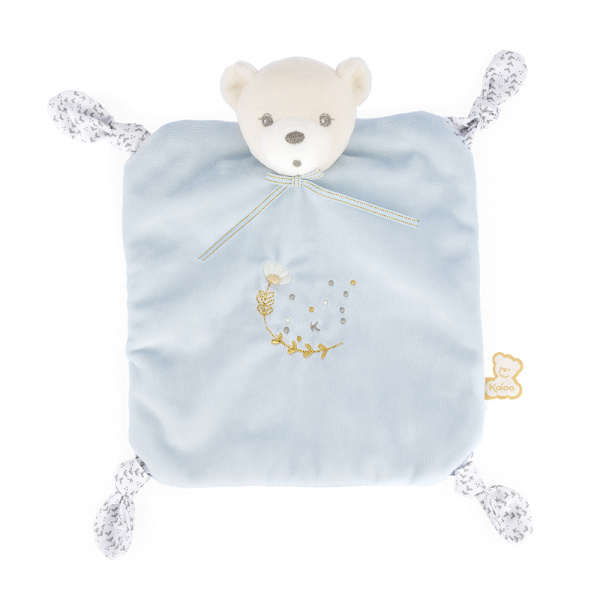 Doudou plat plume ourson 25 cm Kaloo