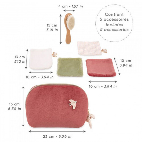 Trousse de toilette pour enfant bordeaux Kaloo