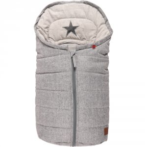Chancelière poussette anna light grey melange
