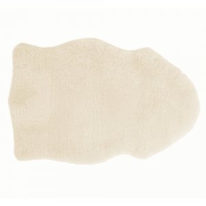 Tapis en peau pour bébé blanc nature 80/90 cm Kaiser