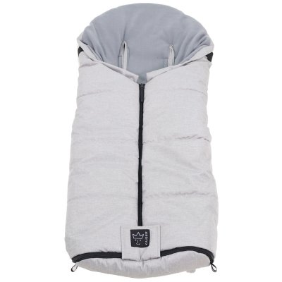 Chancelière poussette jooshi light grey melange