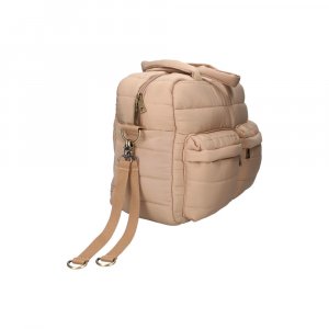 Sac à langer imperméable matelassé avec matelas à langer 2 crochets - beige Kidzroom