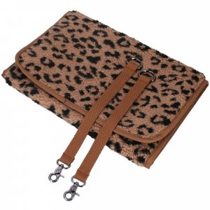 Sac à langer avec matelas à langer léopard caramel Kidzroom