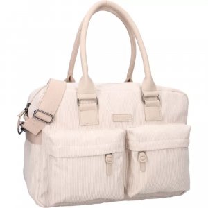 Sac à langer avec matelas à langer velours côtelé sable Kidzroom